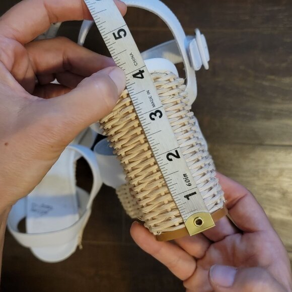 NEW Jeffrey Campbell Whicker Sandals Women 10 Cottagecore Picnic Retro Old Money - Picture 7 of 10